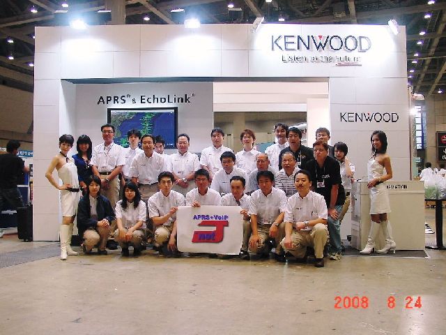 We had the J-net & KENWOOD Collaboration Booth in Hamfair at Tokyo Big Sight